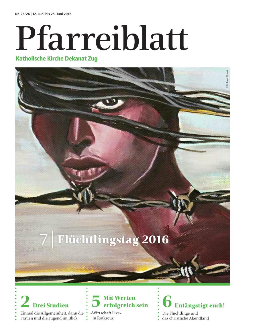 Cover Pfarreiblatt Zug, Nr. 25/26 2016