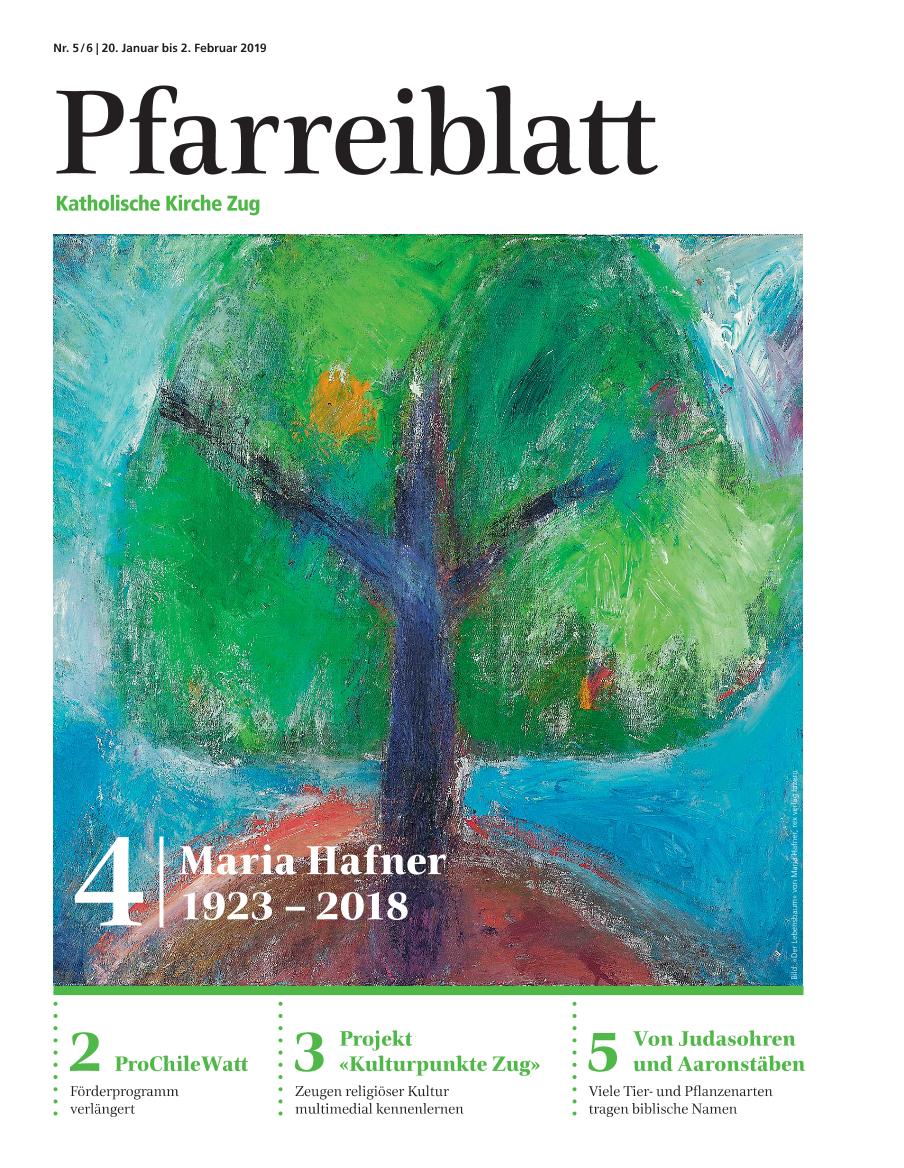 Cover Pfarreiblatt Zug, Nr. 05/06 2019