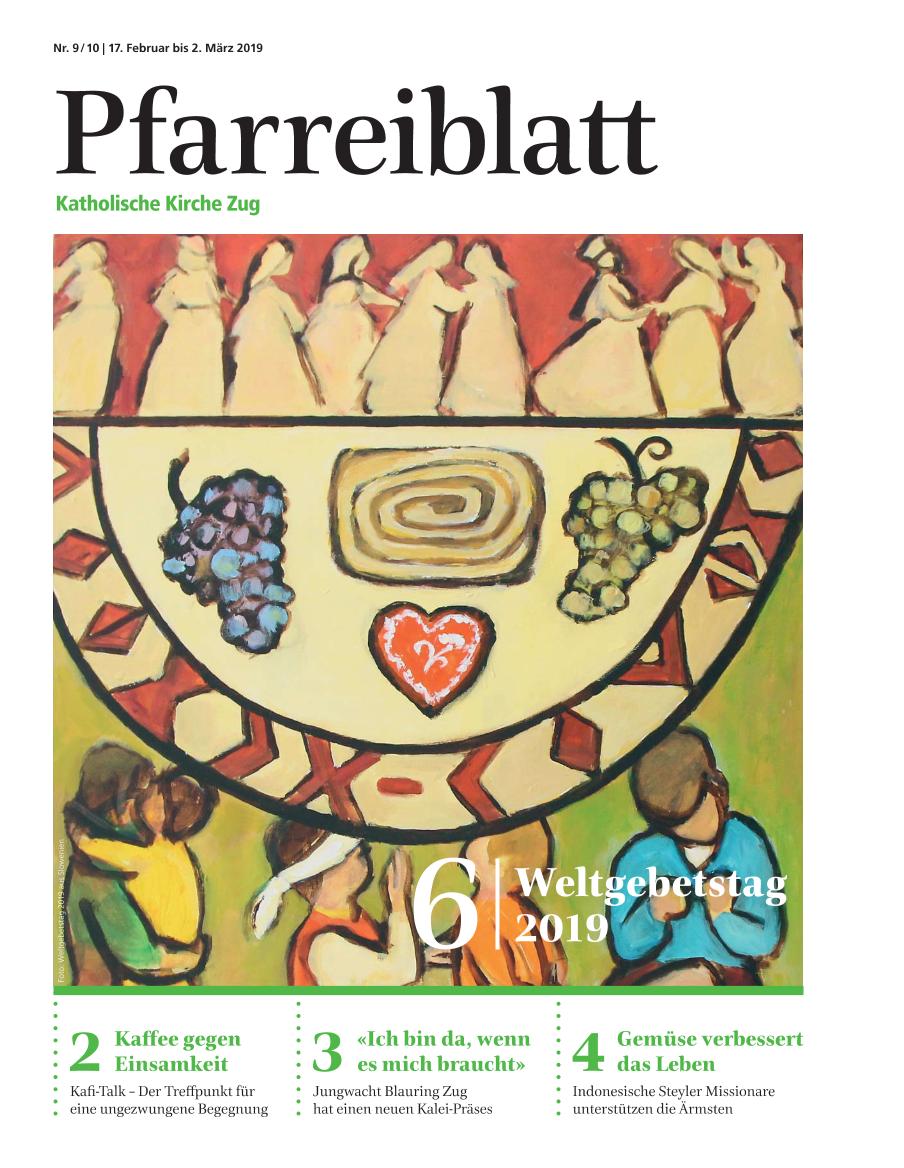 Cover Pfarreiblatt Zug, Nr. 09/10 2019