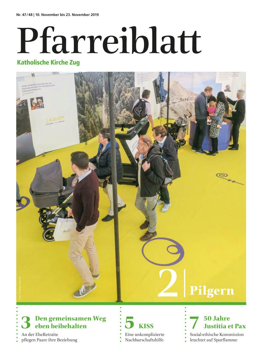 Cover Pfarreiblatt Zug, Nr. 47/48 2019
