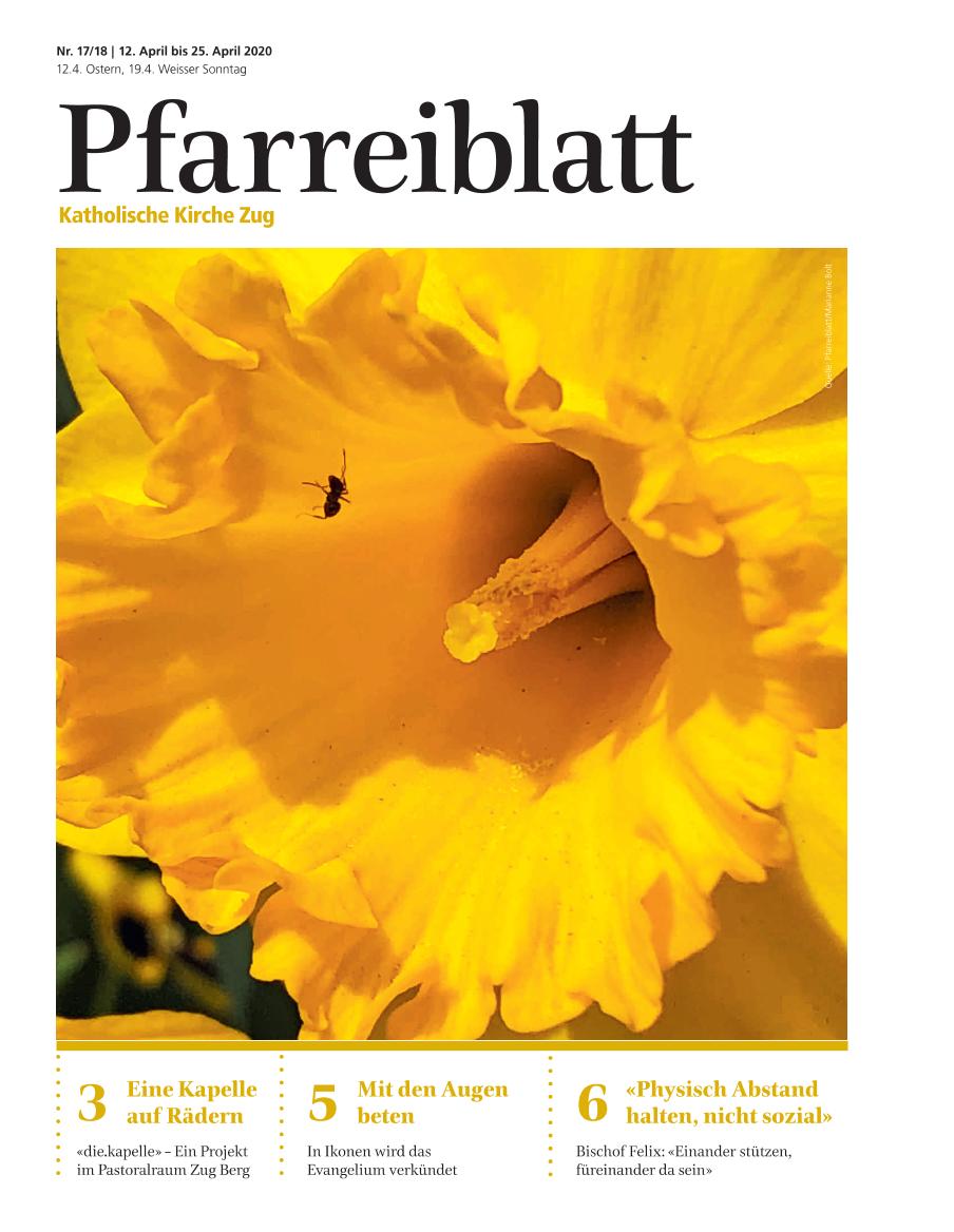 Cover Pfarreiblatt Zug, Nr. 17/18 2020