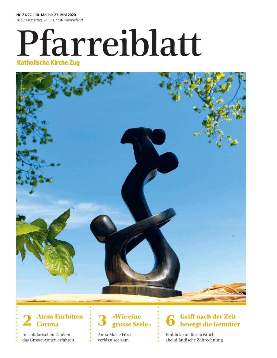 Cover Pfarreiblatt Zug, Nr. 21/22 2020