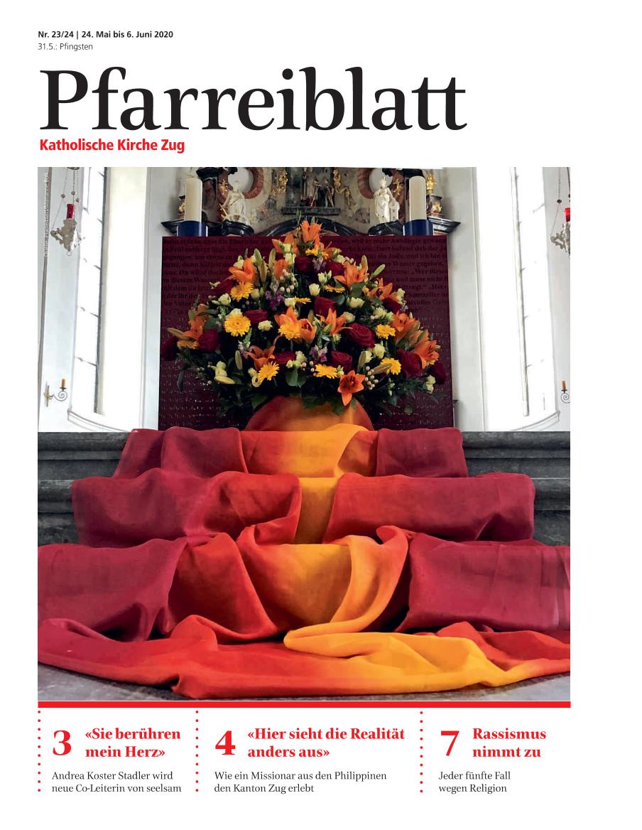 Cover Pfarreiblatt Zug, Nr. 23/24 2020