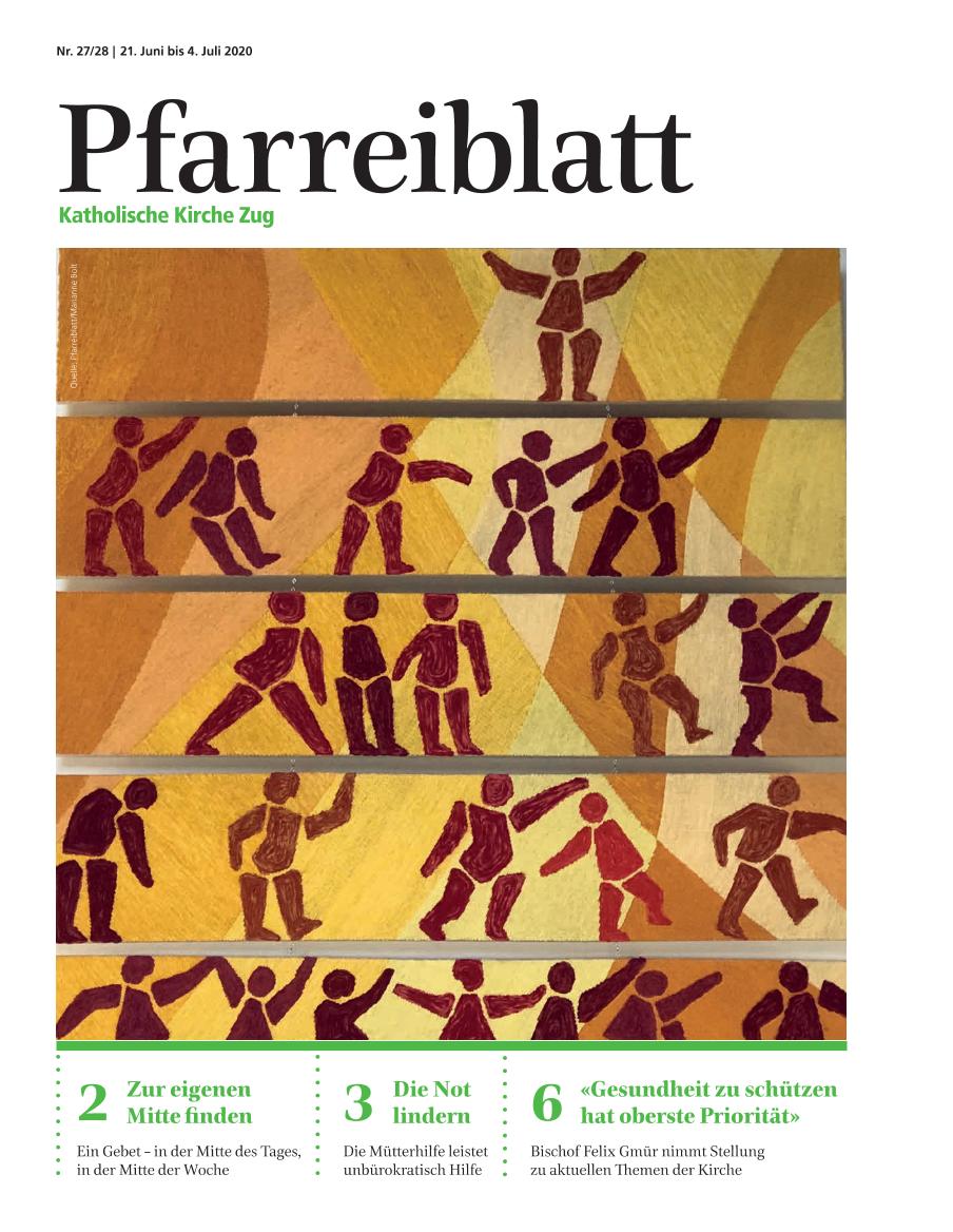 Cover Pfarreiblatt Zug, Nr. 27/28 2020