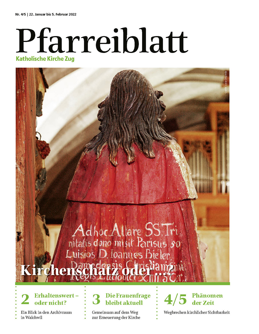 Cover Pfarreiblatt Zug, Nr. 04/05 2022