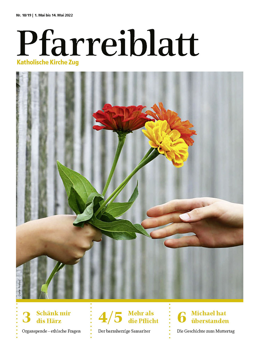 Cover Pfarreiblatt Zug, Nr. 18/19 2022