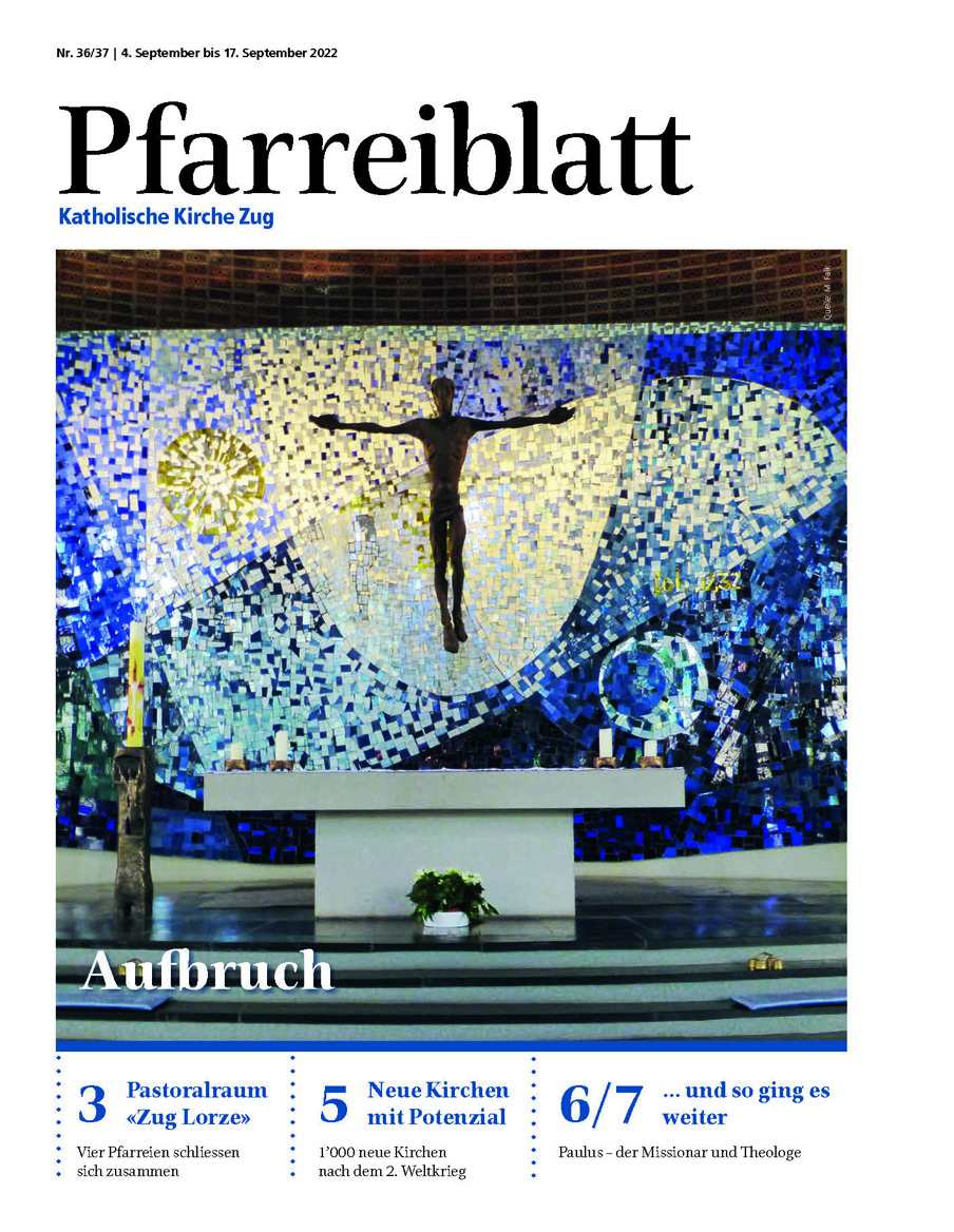 Cover Pfarreiblatt Zug, Nr. 36/37 2022