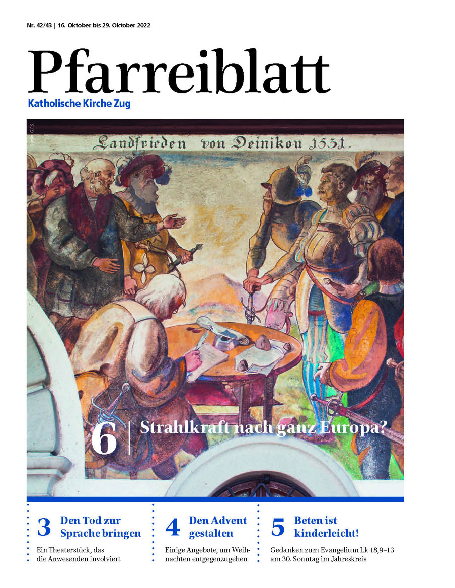 Cover Pfarreiblatt Zug, Nr. 42/43 2022