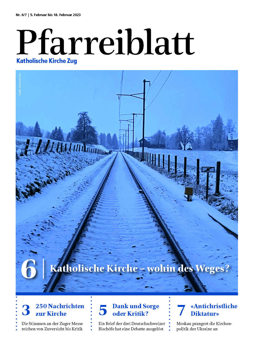 Cover Pfarreiblatt Zug, Nr. 06/07 2023