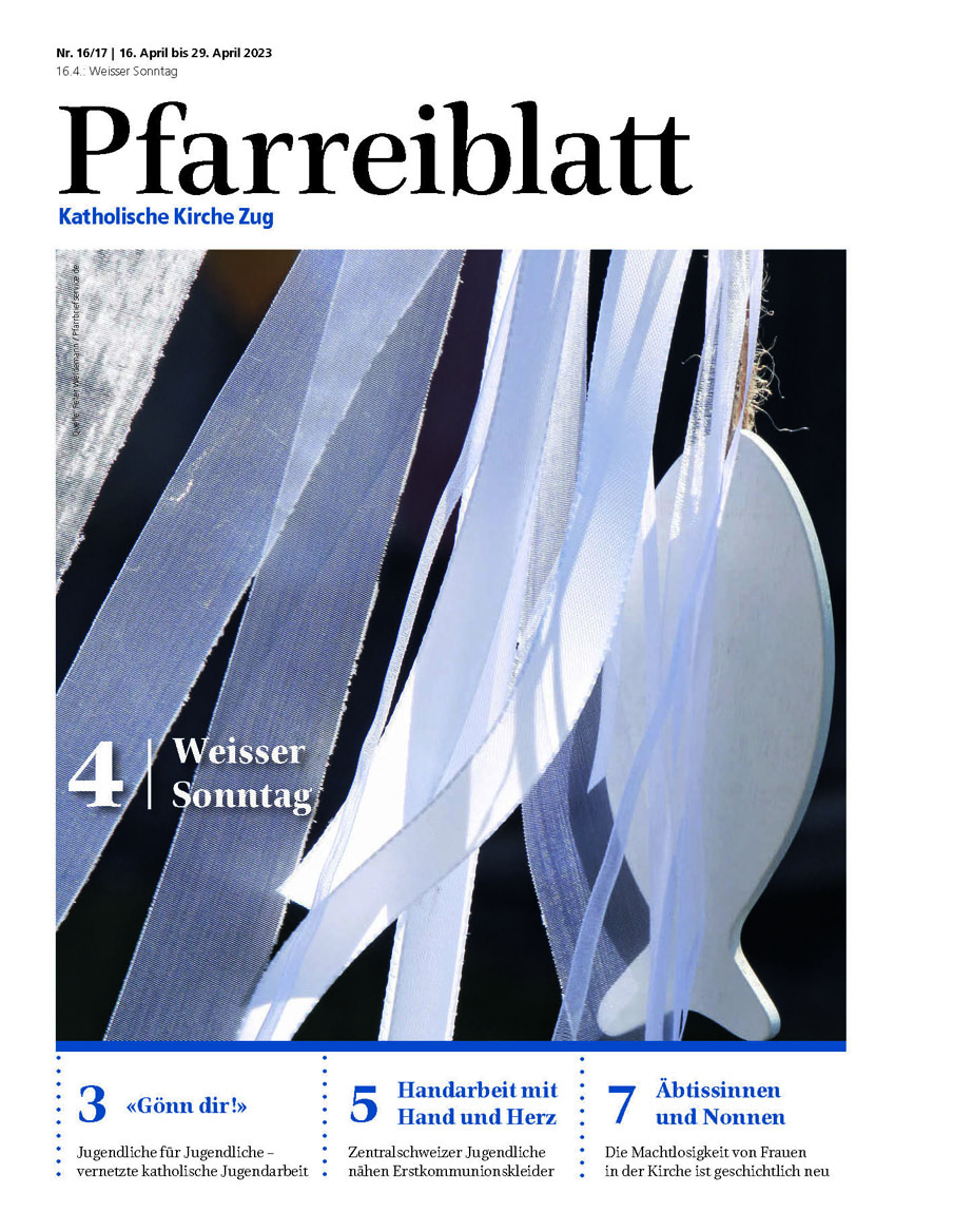 Cover Pfarreiblatt Zug, Nr. 16/17 2023