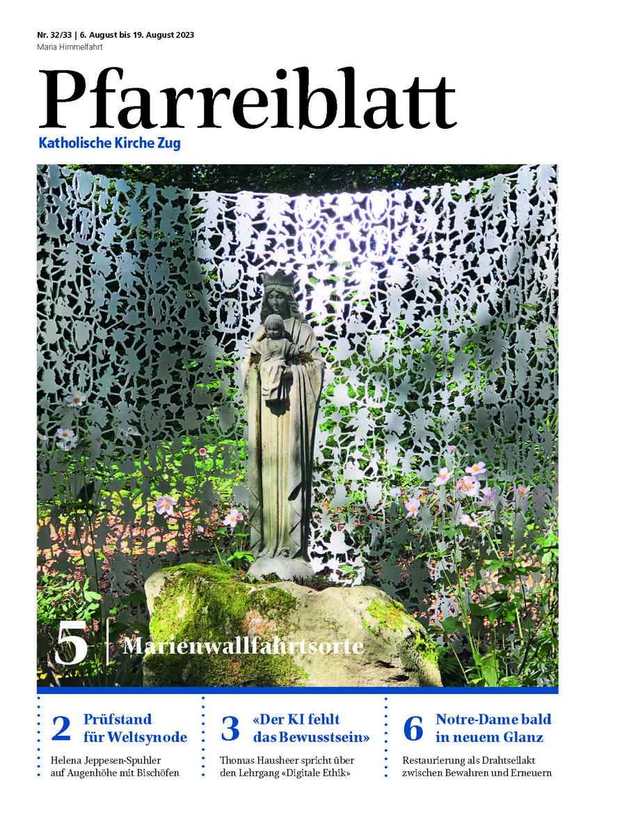 Cover Pfarreiblatt Zug, Nr. 32/33 2023