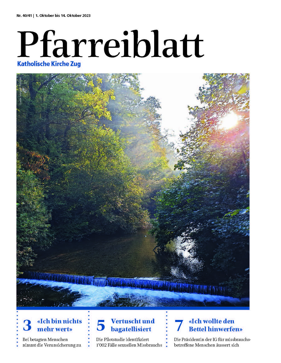 Cover Pfarreiblatt Zug, Nr. 40/41 2023