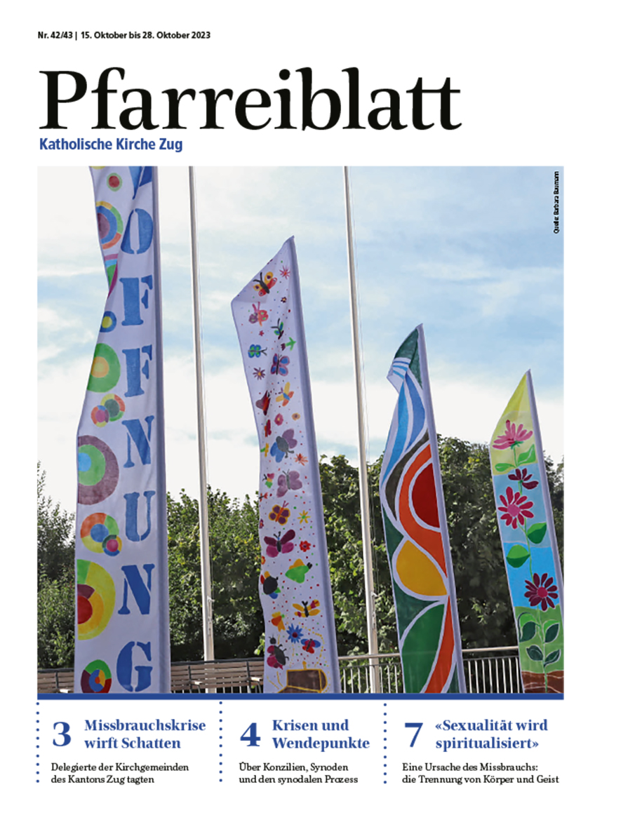 Cover Pfarreiblatt Zug, Nr. 42/43 2023