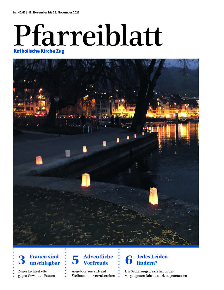 Cover Pfarreiblatt Zug, Nr. 46/47 2023