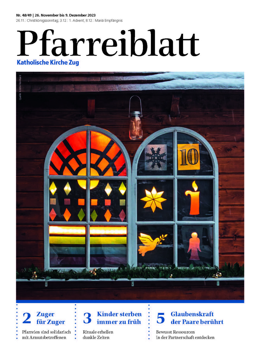 Cover Pfarreiblatt Zug, Nr. 48/49 2023