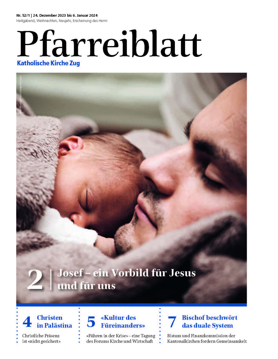 Cover Pfarreiblatt Zug, Nr. 52/01 2023