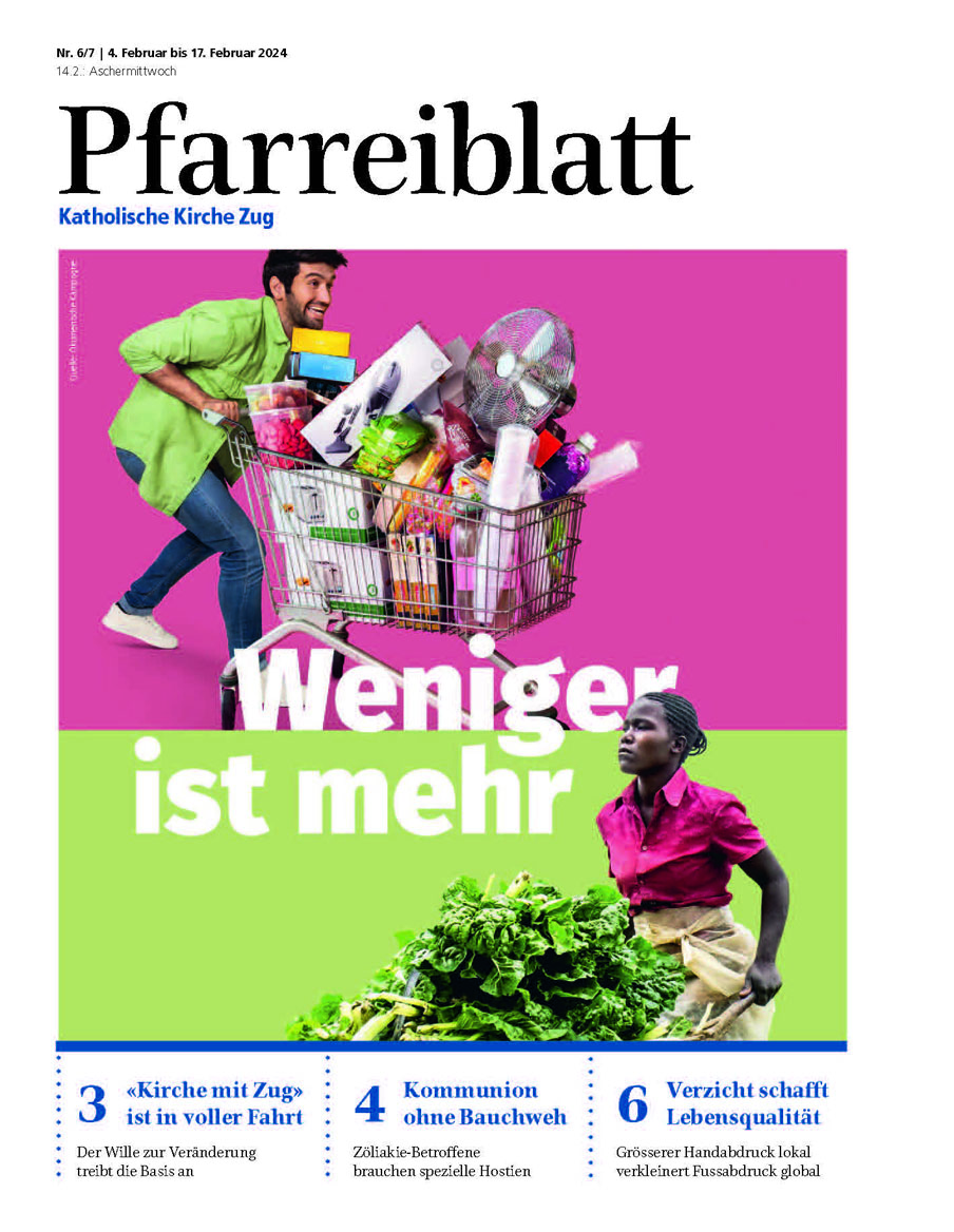 Cover Pfarreiblatt Zug, Nr. 06/07 2024
