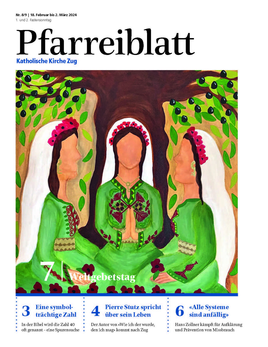 Cover Pfarreiblatt Zug, Nr. 08/09 2024
