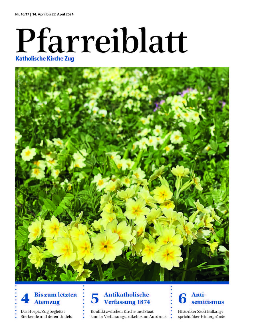 Cover Pfarreiblatt Zug, Nr. 16/17 2024